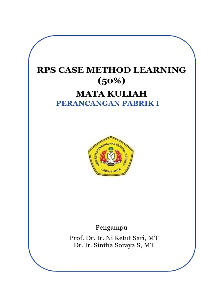 RPS Case Method PP I | PDF | Teknologi & Rekayasa