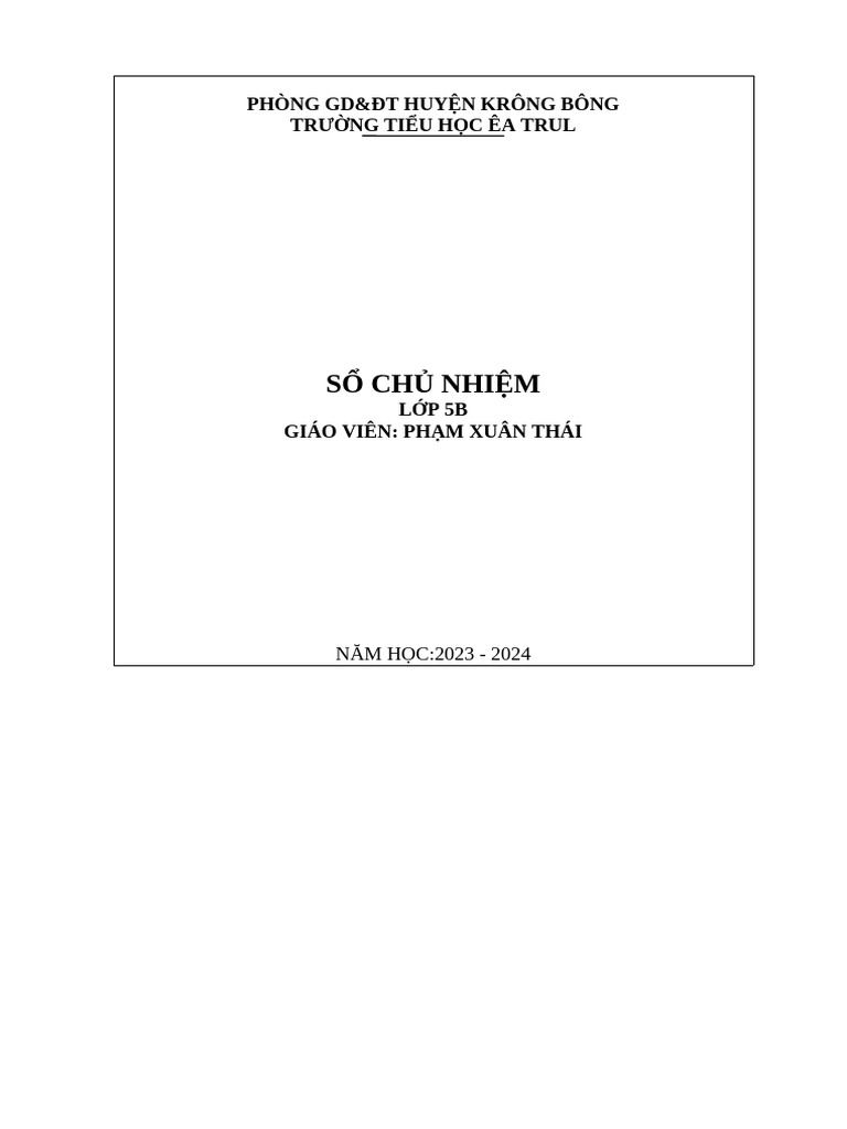 Sochunhiem 5B 2023 | PDF
