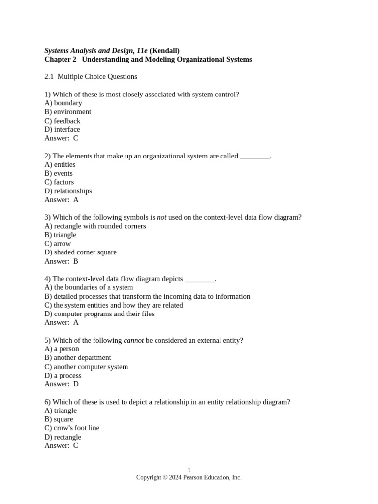 Chapter 2 | PDF | System | Business