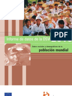 Informe Datos Poblacion Mundial 2010