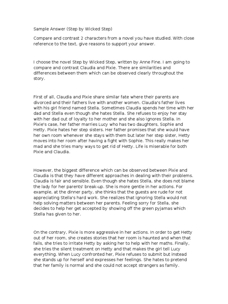 Step by wicked step essay 02 image