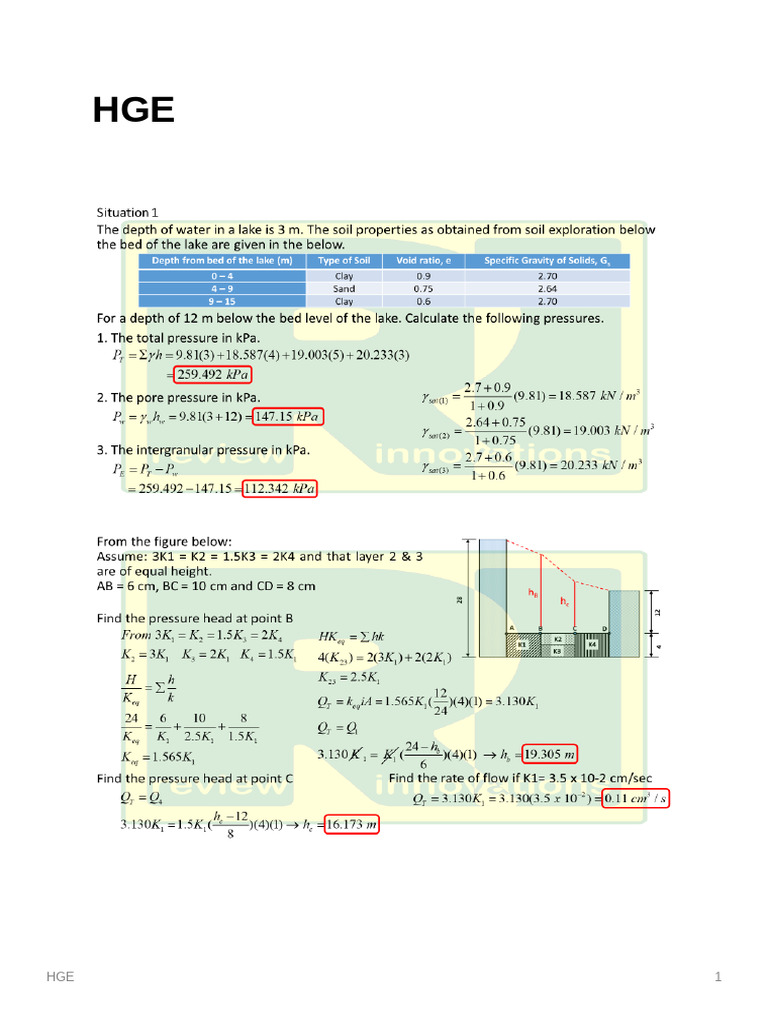 HGE Preboard 2 Solution | PDF