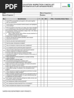 Railroad Safety Inspection Checklist | PDF | Rail Transport | Safety
