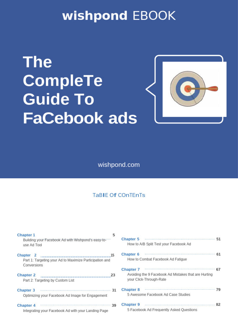 Complete Guide to Facebook Ads | PDF | Advertising | Facebook