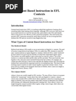 content based instruction pdf Content-based instruction in the efl literature | english as a.