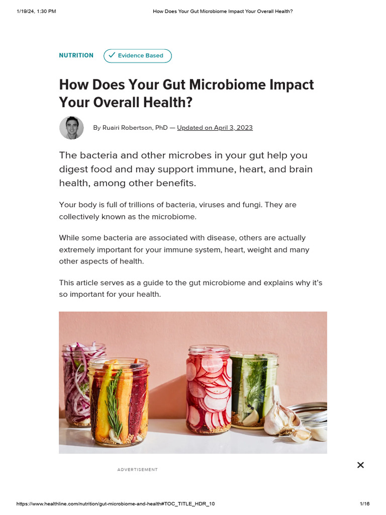 How Does Your Gut Microbiome Impact Your Overall Health | PDF ...