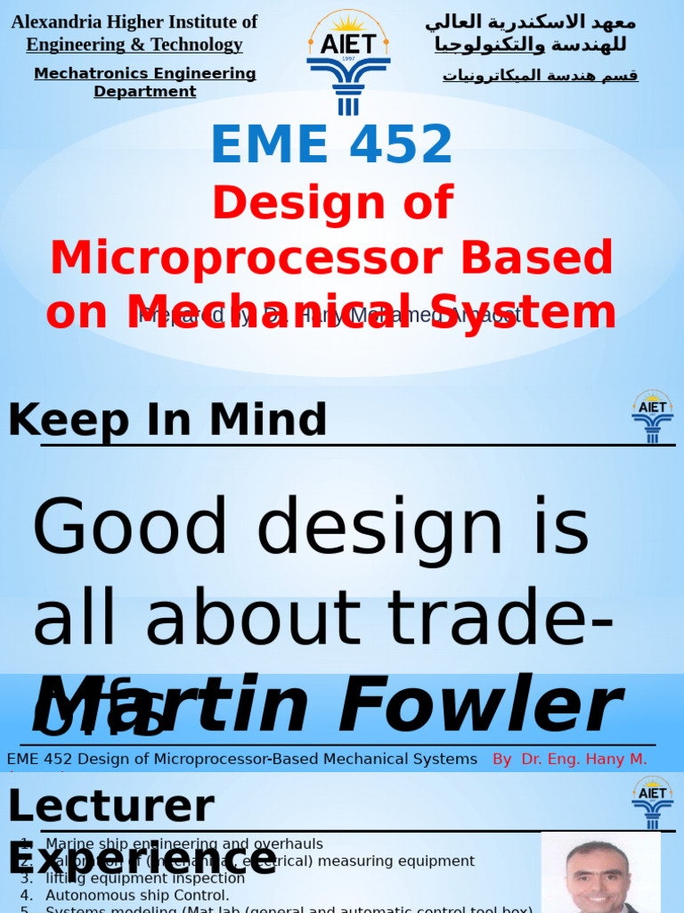 EME 452 Lecture 01 PLC Introduction | PDF | Programmable Logic ...