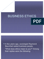 Business Ethics Introduction