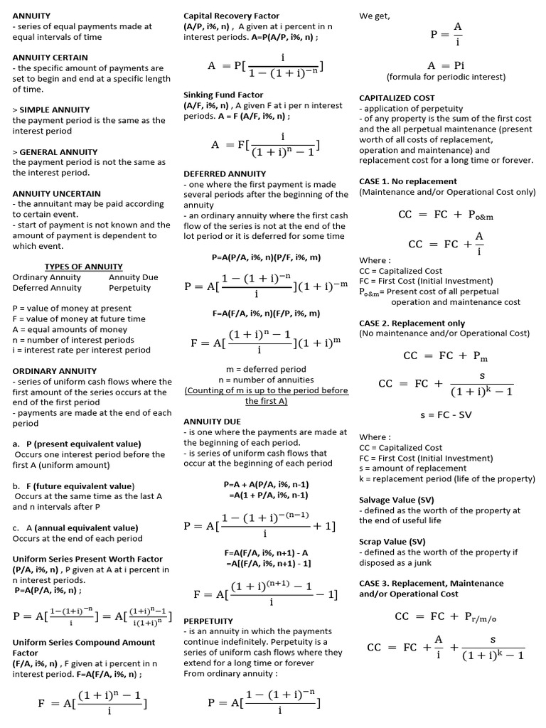 ENGINEERING ECONOMICS | PDF | Interest | Money