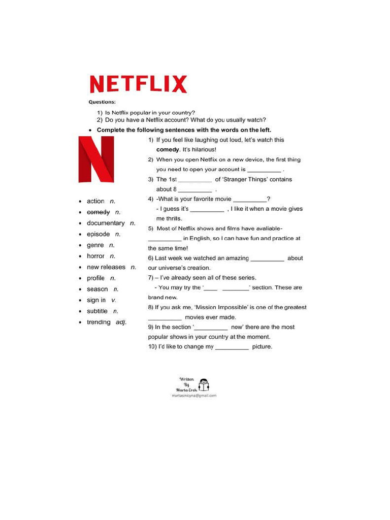 NETFLIX Film Genders | PDF