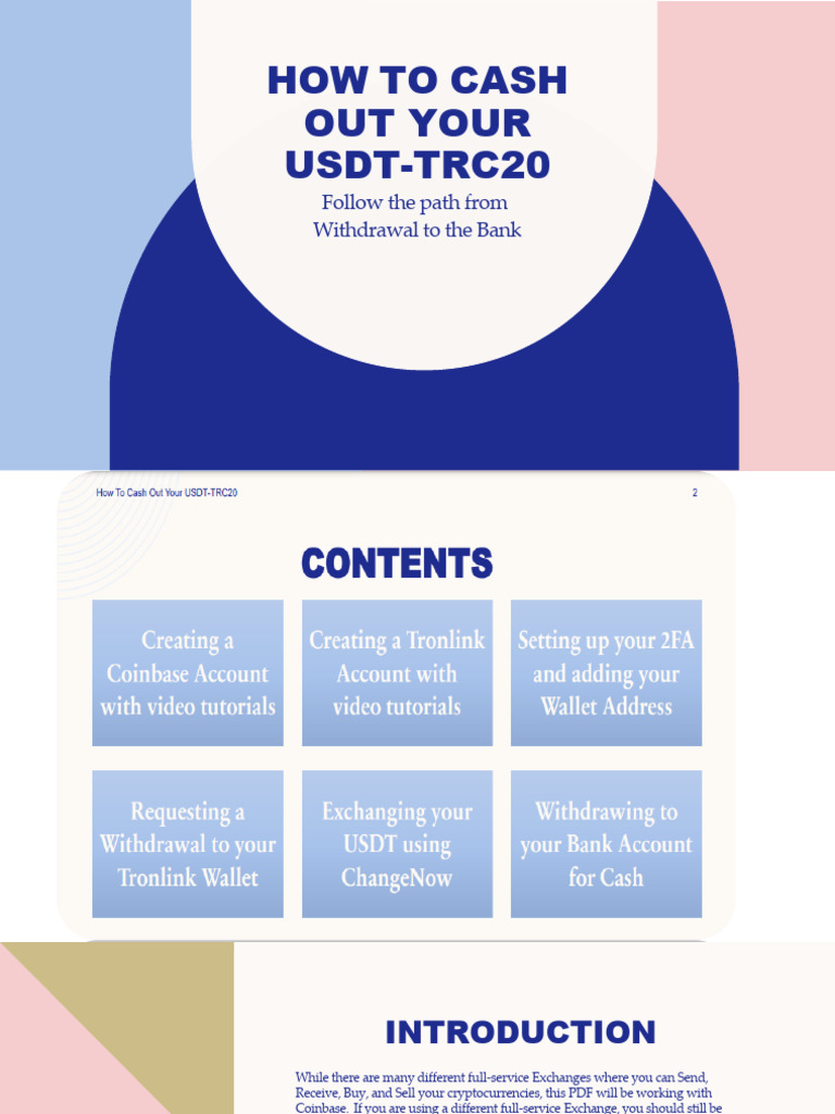 5151 - USDT-TRC20 - The Path From Withdrawal To Your Bank | PDF |  Applications Of Cryptography