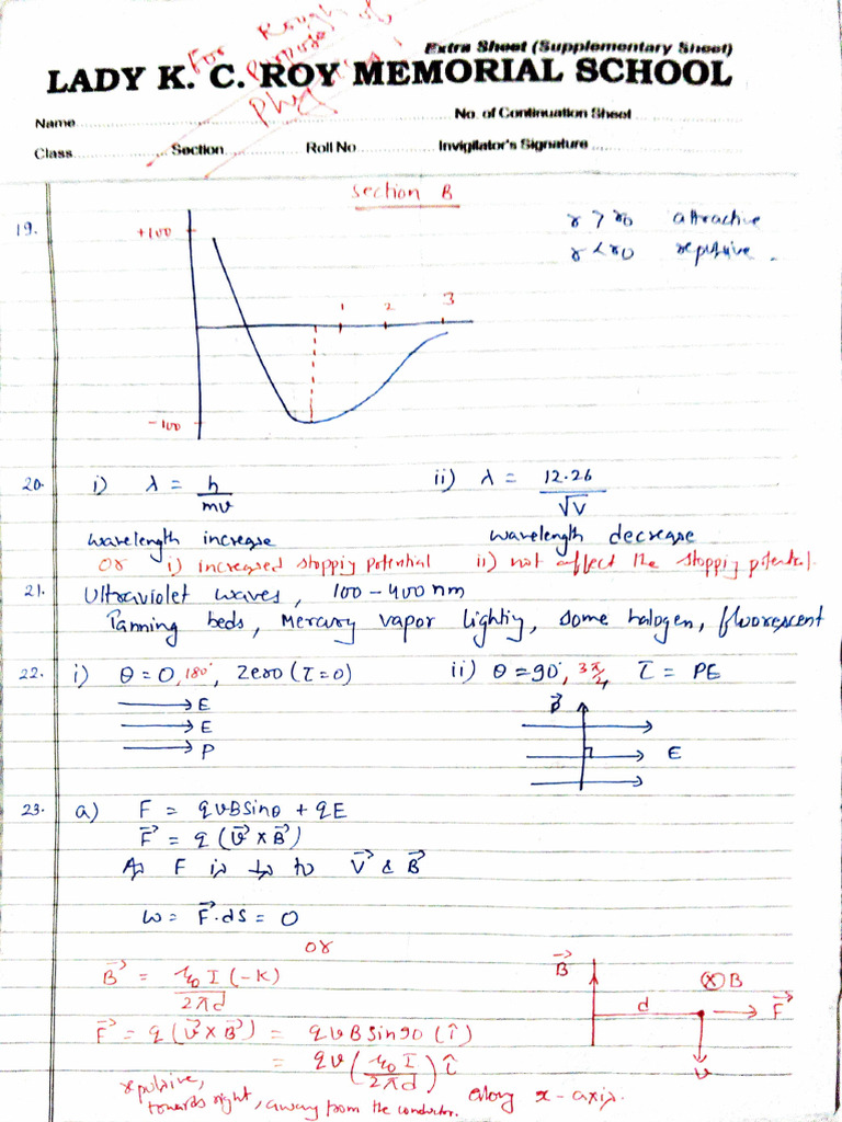 Answer of Question Paper | PDF | Teaching Methods & Materials