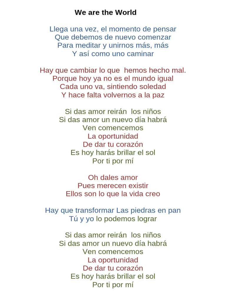 Letra de 