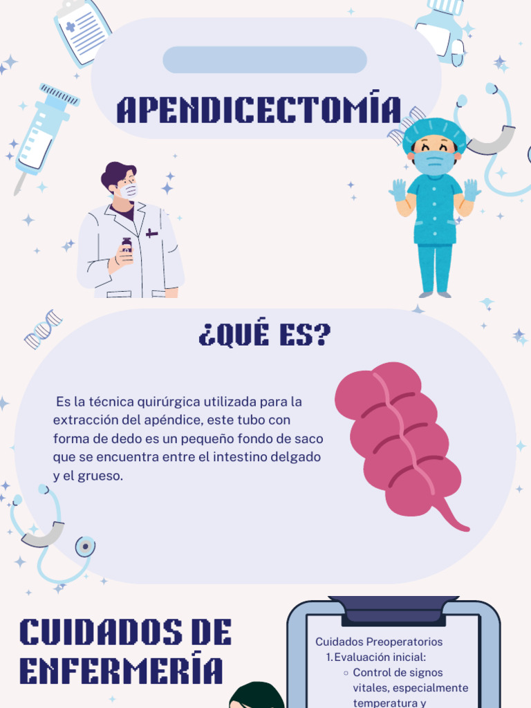 Guía Completa de Apendicectomía | PDF | Cirugía | Alimentos