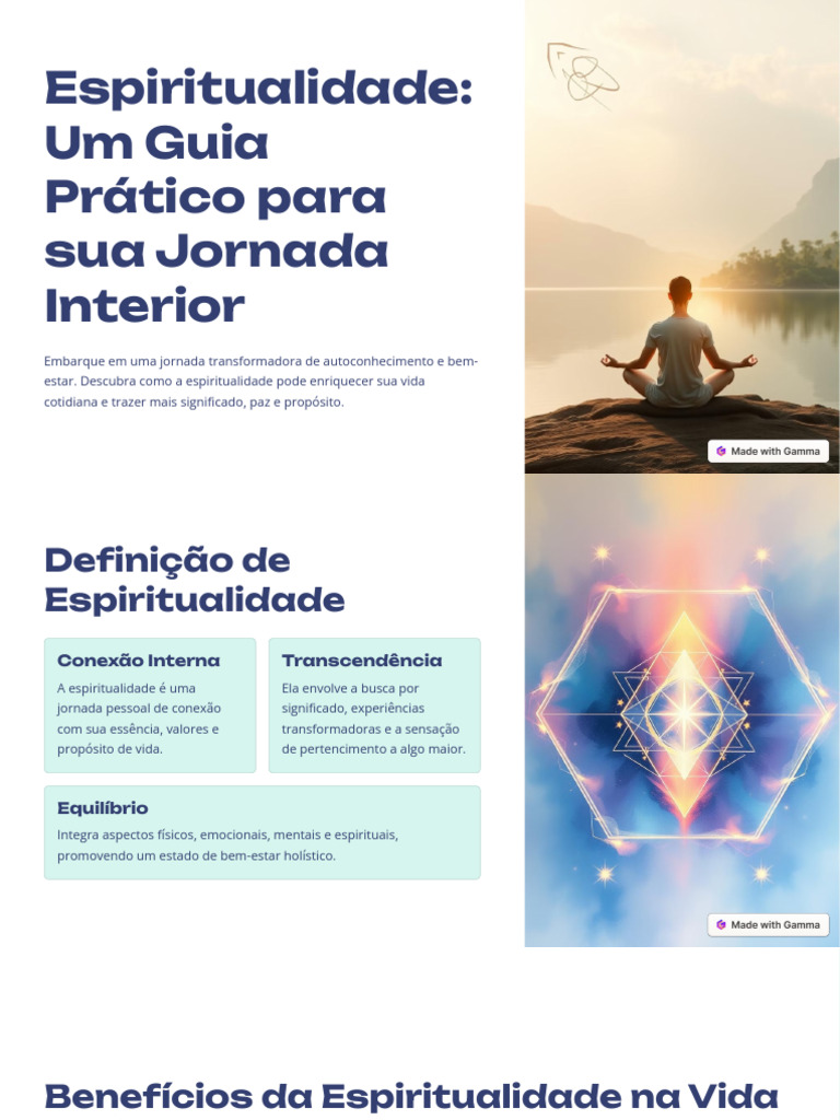 Guia Prático para Espiritualidade Interior | PDF | Meditação | Vida