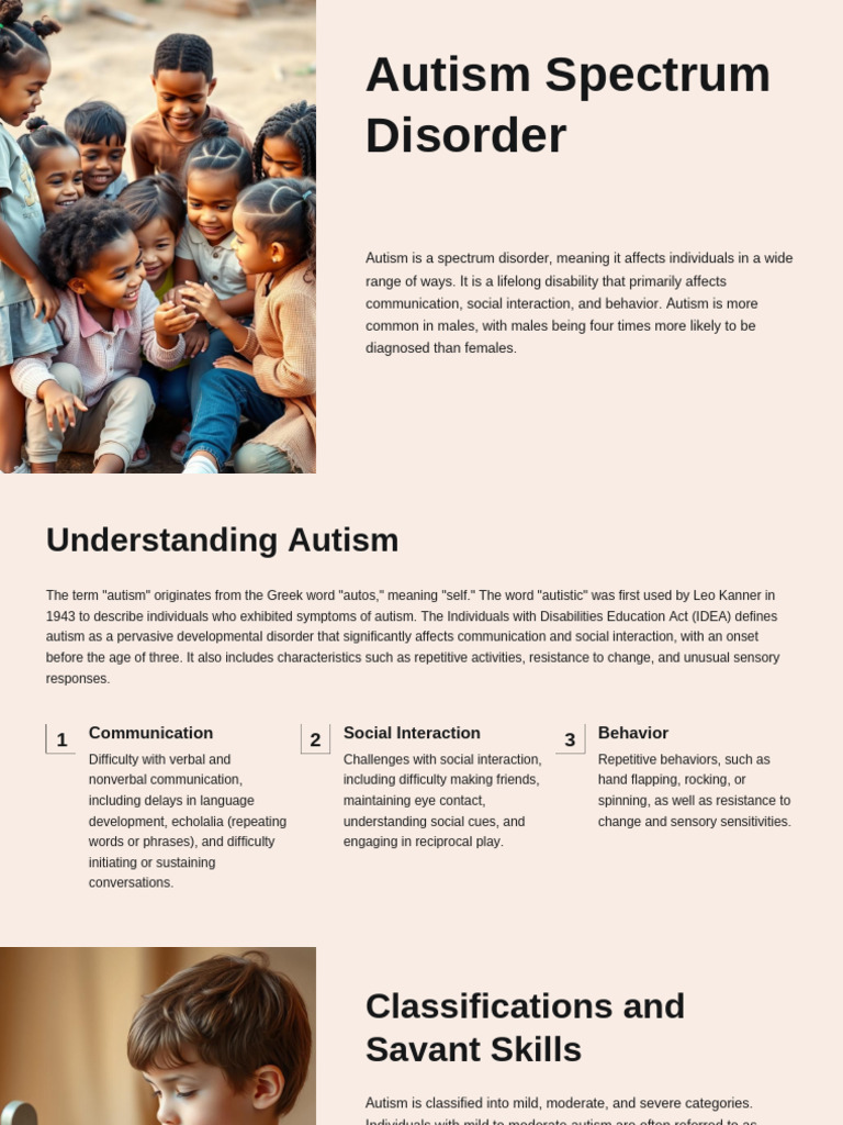 Understanding Level 2 Autism | PDF | Autism Spectrum | Somatosensory System