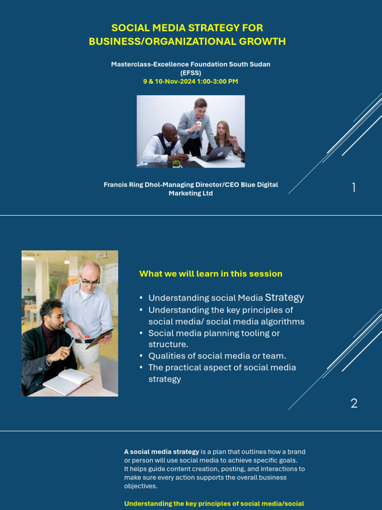 Social Media Strategy for Growth | PDF | Digital Marketing | Social Media