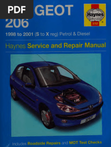 Haynes Peugeot 206 Service and Repair Manual