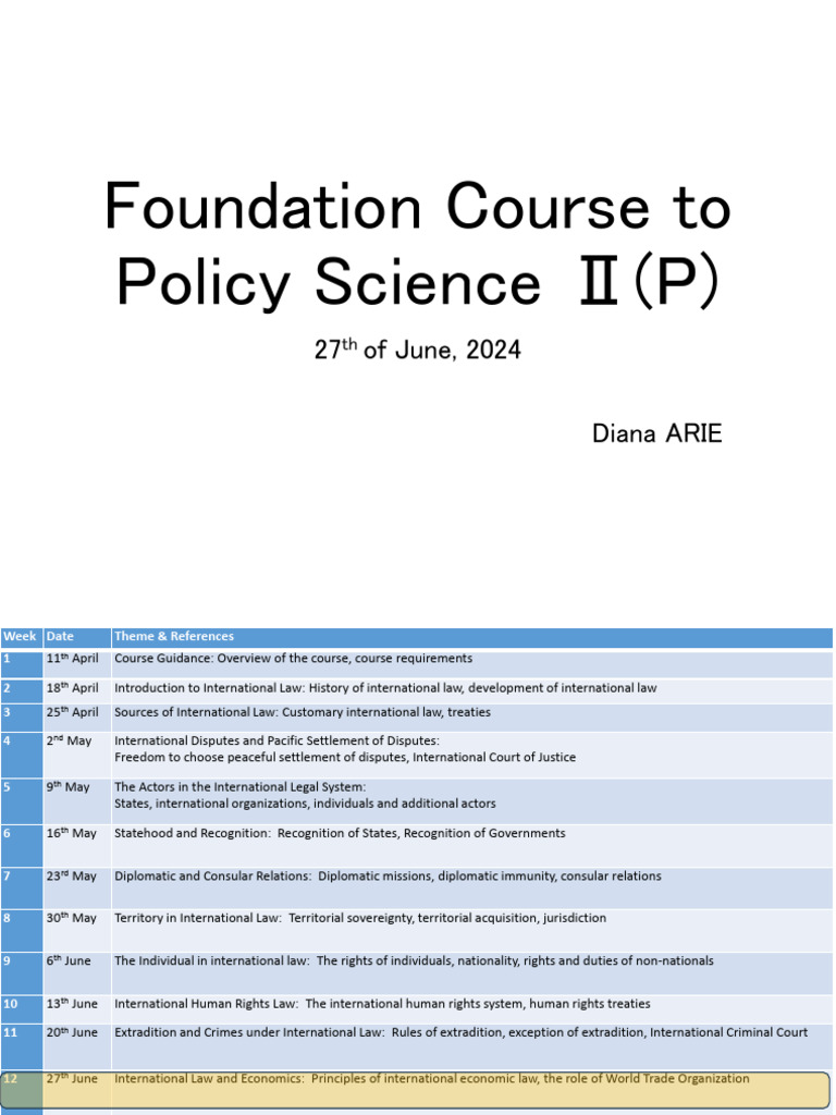 International Law - 12 | PDF | World Trade Organization | Most Favoured ...