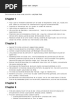 Reflexões do Livro "The One-minute Organizer Plain And Simple"