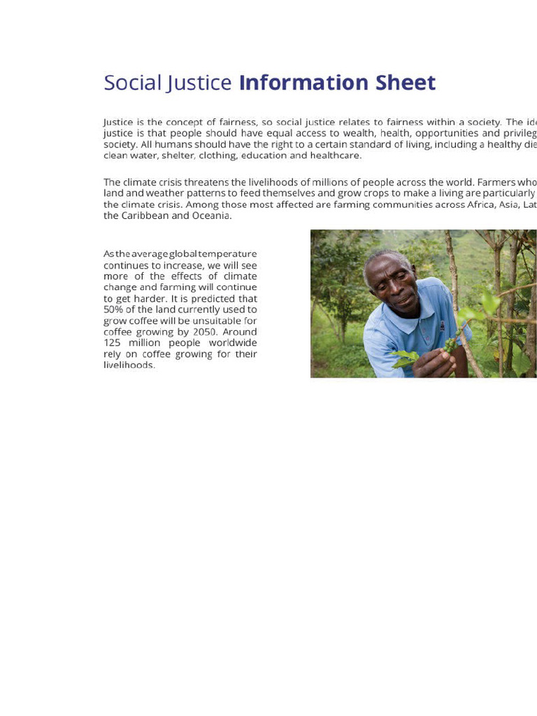Climate Crisis and Social Justice Insights | PDF | Agriculture ...