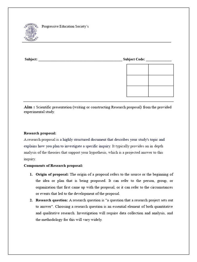 RM Draft Final Research Proposal | PDF | Citation | Design Of Experiments