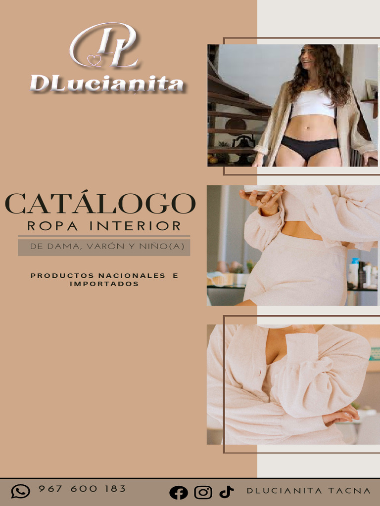 Catalogo Ropa Interior Dlucianita 01-10-24 | PDF | Apariencia humana | Moda