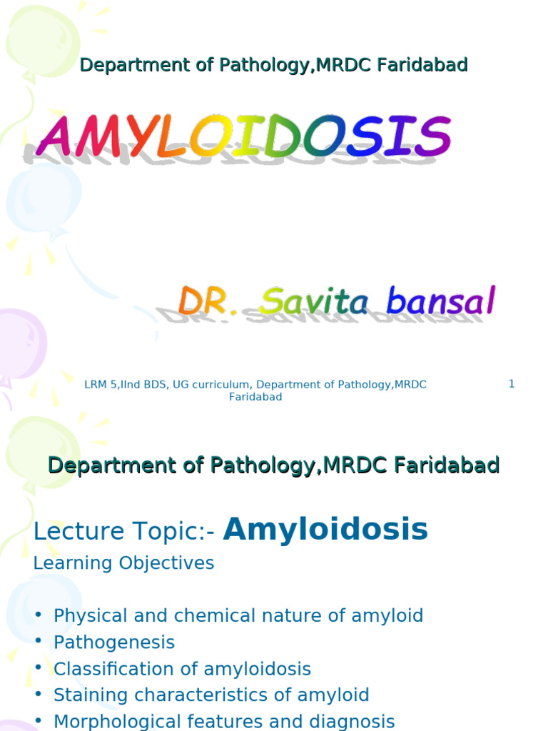 N-5 Amyloidosis | PDF | Amyloid | Cell Biology
