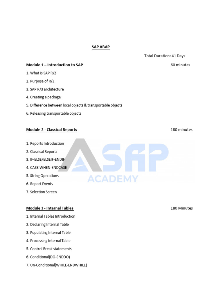 Sap abap pdf class computer programming systems architecture