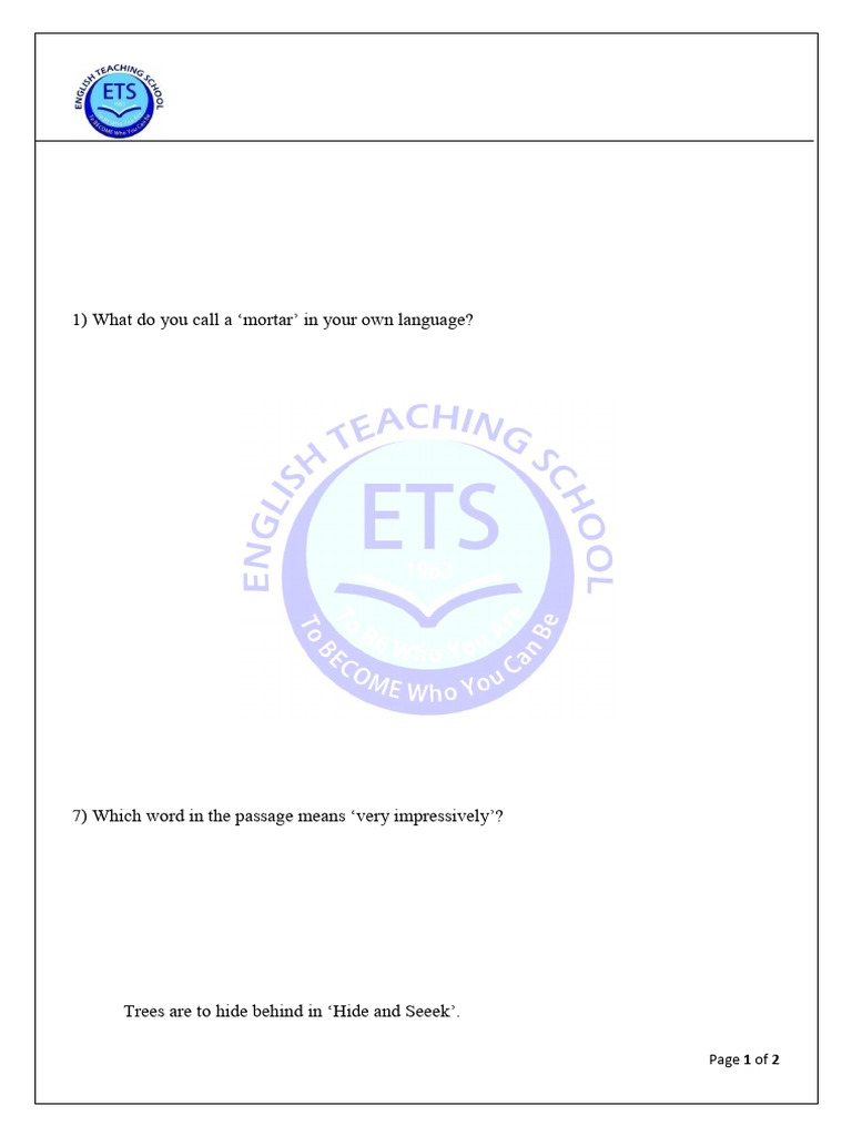 Std 7 English Diwali Vacation Homework Pdf