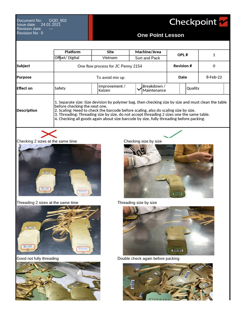 GQD - 802 - One Point Lesson - CKP VN | PDF