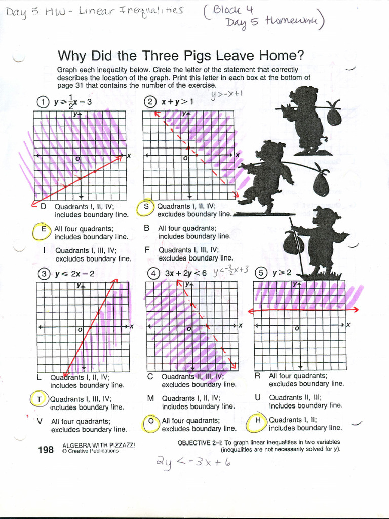 Day 5 HW Answer Key Block 4 | PDF