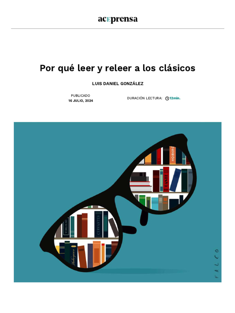 Valor de los clásicos literarios | PDF | Miguel De Cervantes | William ...