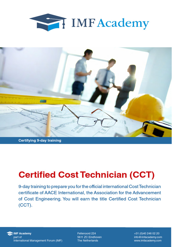 Certified Cost Technician Training Course | PDF | Project Management ...