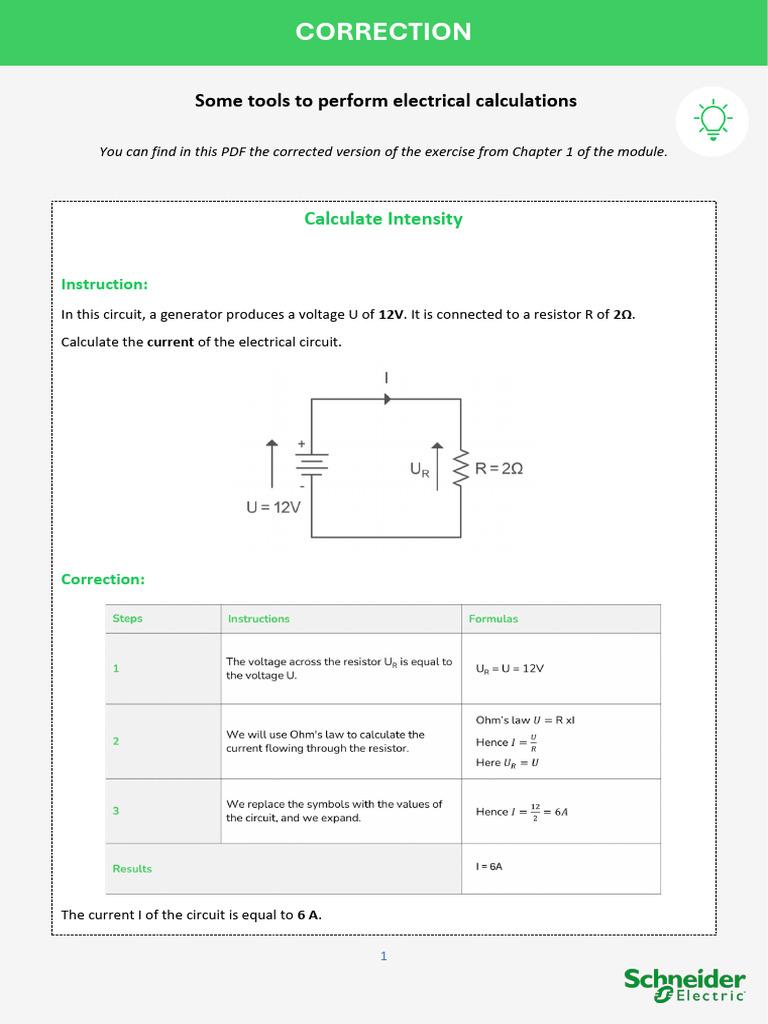 Electrical Calculations Guide | PDF