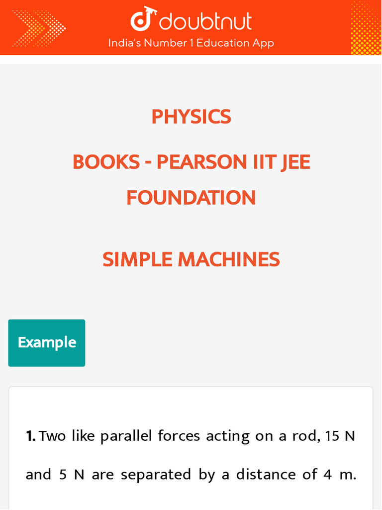 Simple Machines | PDF | Lever | Force