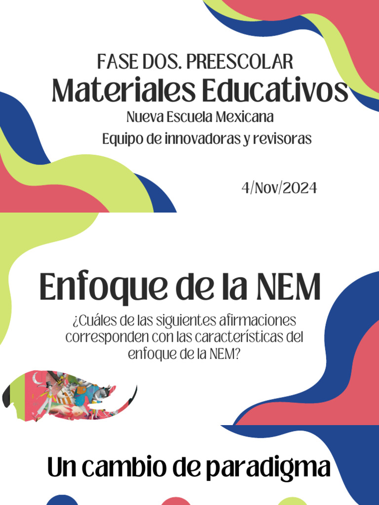Materiales Educativos para Preescolar 2 | PDF | Educación de la primera ...