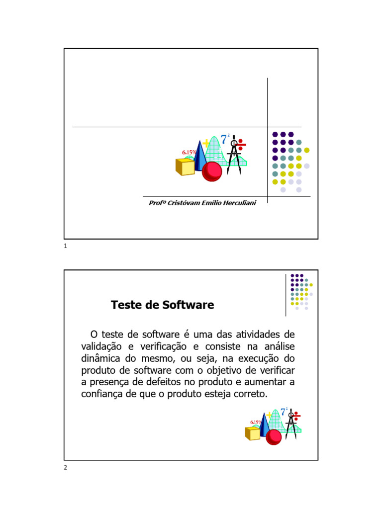 Técnicas e Manutenção de Teste de Software | PDF | Testes de software ...