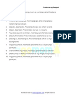 Kaantasan NG Pang Uri 6 Worksheets