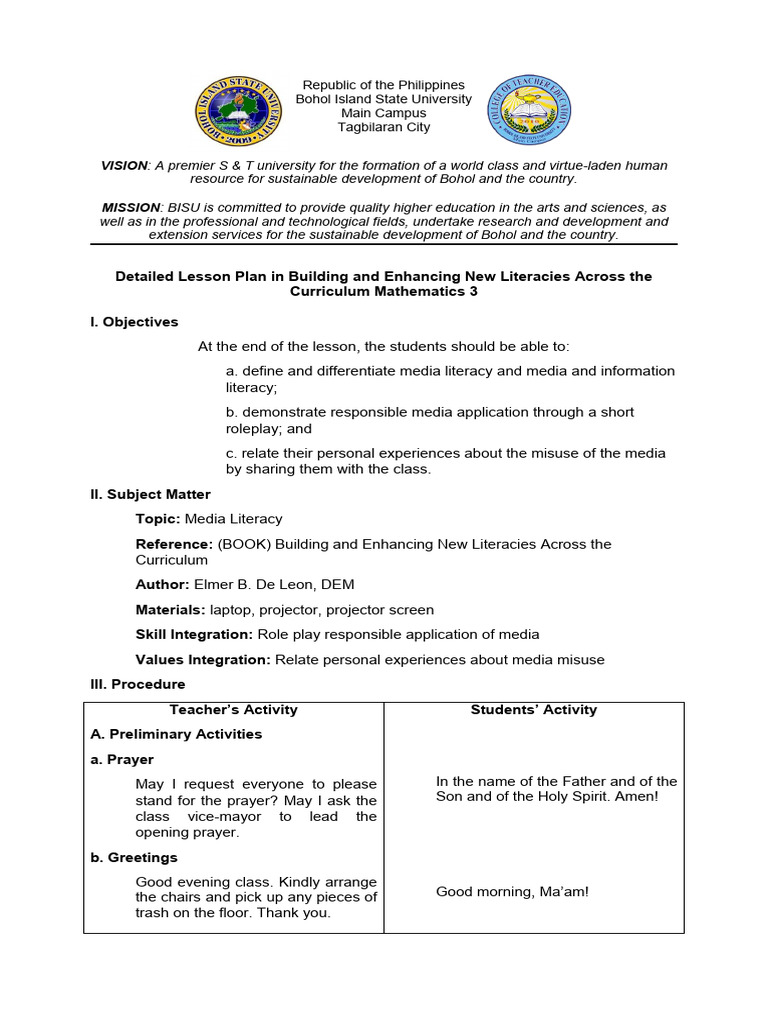 Lesson Plan Media Lit 2 Hours Pdf Social Media Popular Culture