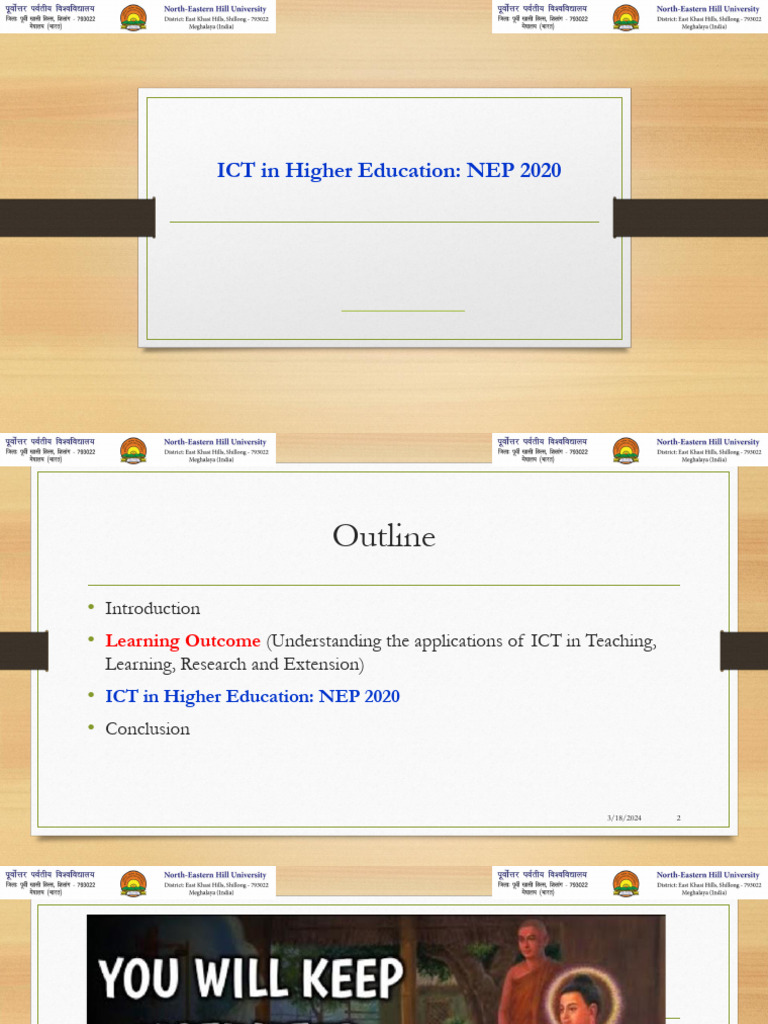 Ict In Higher Education Nep 2020 Insights Pdf Educational