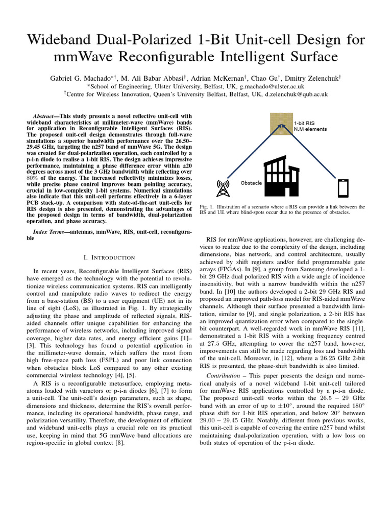 Wideband Dual-Polarized 1-Bit Unit-Cell Design For MmWave ...