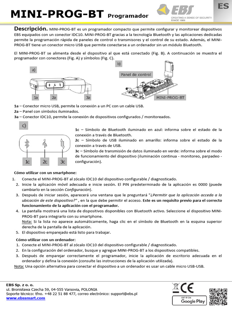 Descripción.: Programador | PDF | USB | Hardware de la computadora