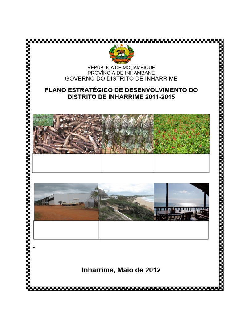 Desenvolvimento do Distrito de Inharrime | PDF | Economia ...