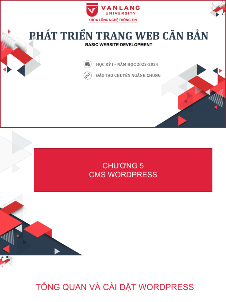 Chương 5 - CMS WordPress | PDF