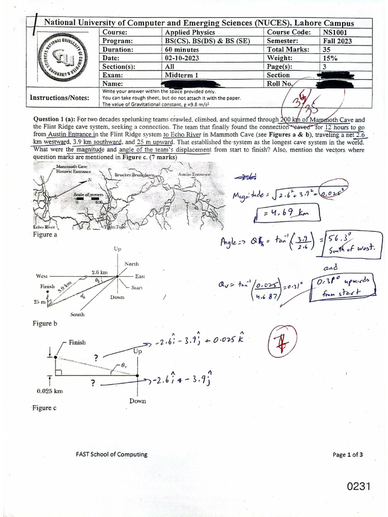 Applied Physics Mid 1 Fall 2023 | PDF