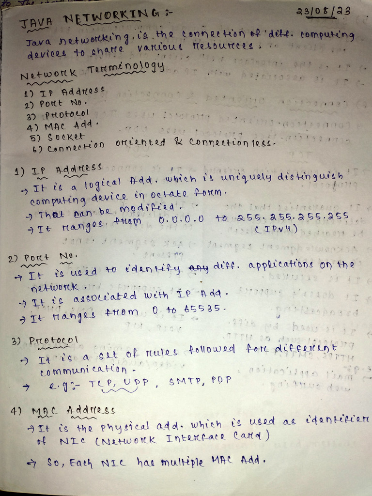 Adv Java Notes Till 1 Nov | PDF