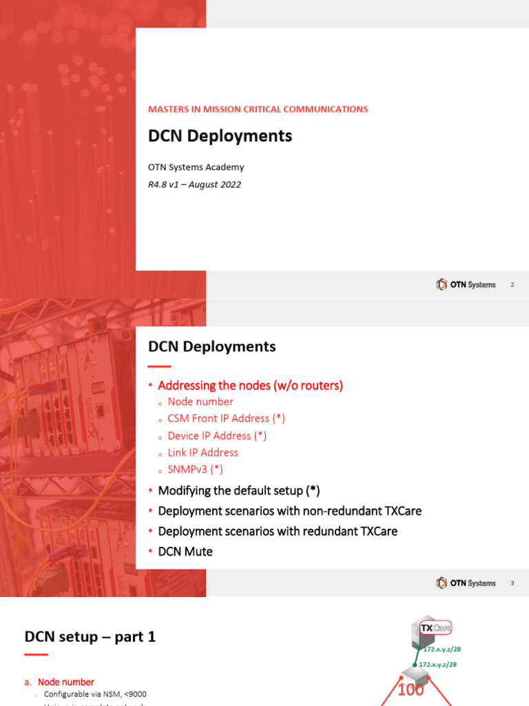 DCN Deployment and Configuration Guide | PDF | Ip Address | Internet ...