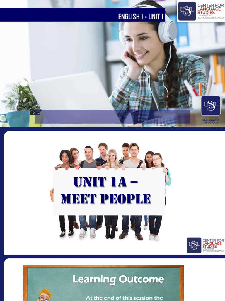 USIL English 1: Personal Info Basics | PDF | Question | Adjective