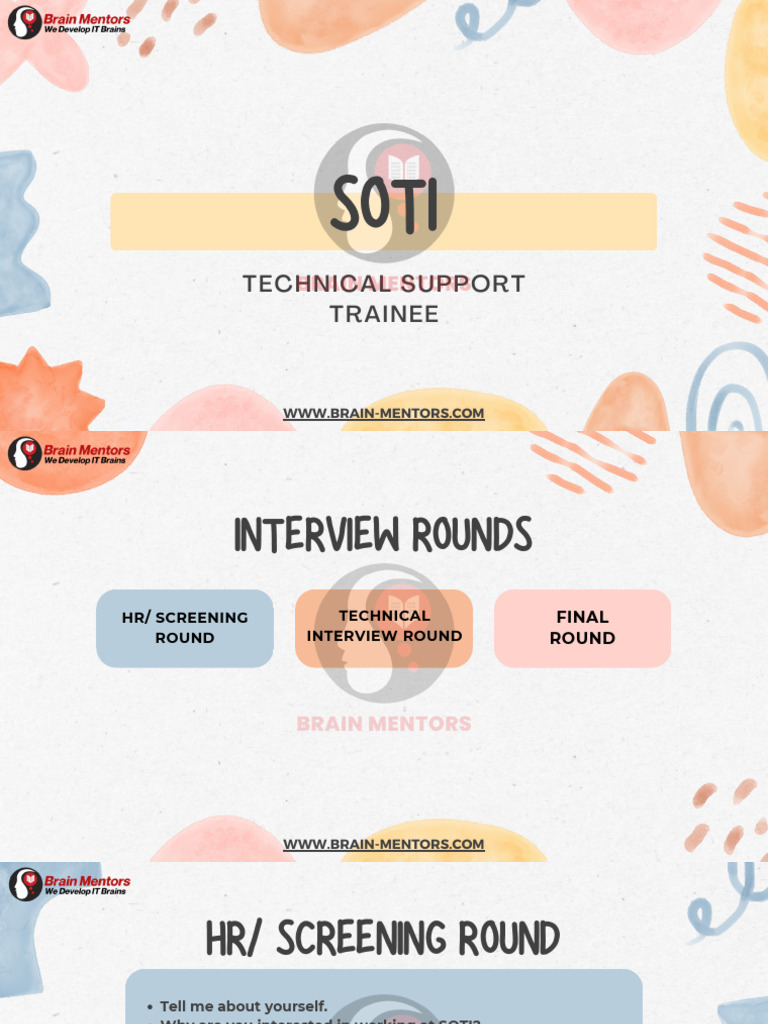 SOTI Interview Round | PDF | Computer Network | Ios
